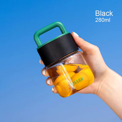 9.5 oz High Borosilicate Glass Water Bottle