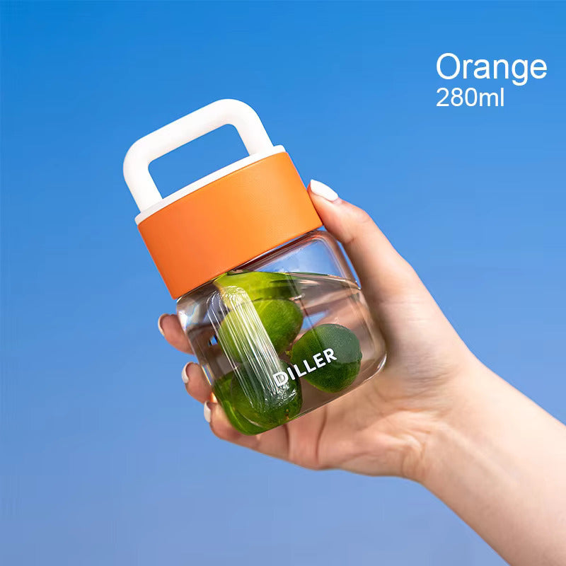 9.5 oz High Borosilicate Glass Water Bottle