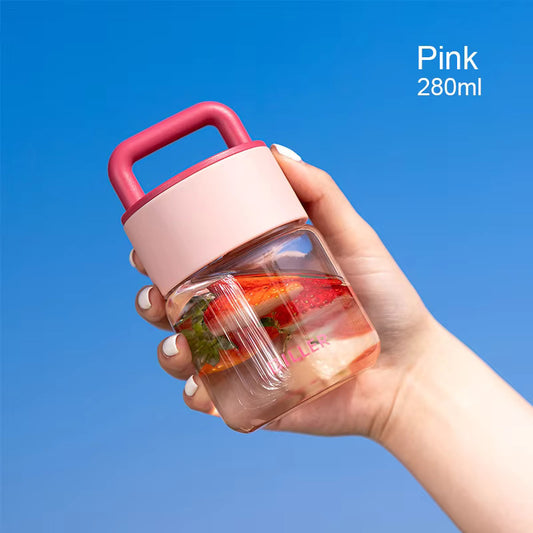 9.5 oz High Borosilicate Glass Water Bottle