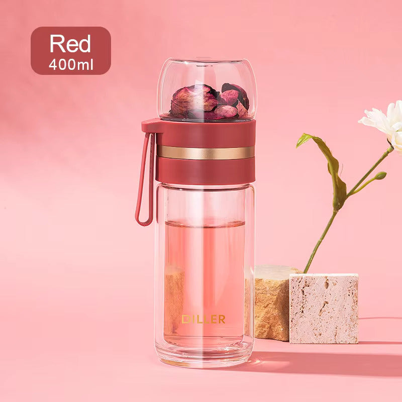 High Borosilicate Glass Water Bottle